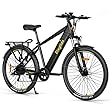 Eleglide E-Bike, T1 Elektrofahrrad 27.5'' Trekking E-Cityrad mit 13Ah Akku, 100KM Lang Range, 250W Motor, Shimano 7 Gäng E-Mountainbike für Damen und Herren, Doppelscheibenbremsen