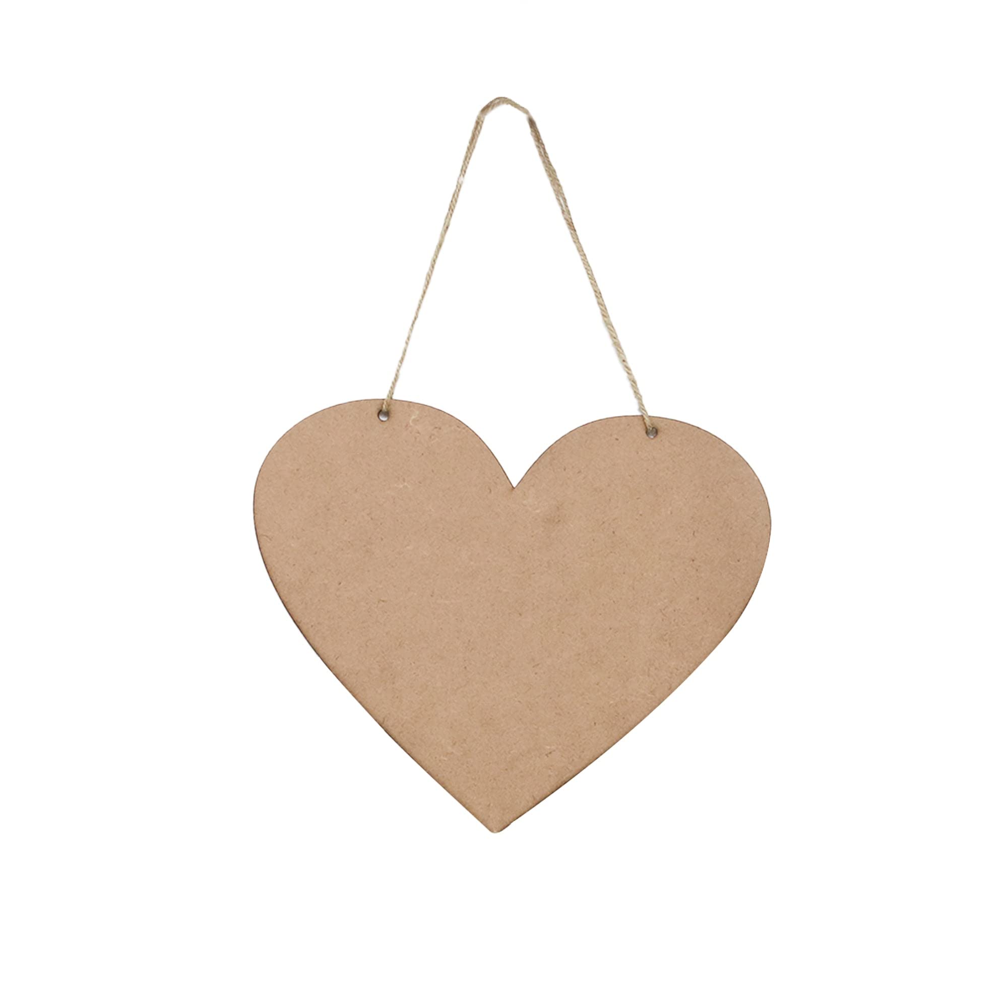 Little Birdie MDF Hanging Heart with Jute Twine 8 X 8 inch 5.5mm Thick 1 Pc (B0BSQYHZVL) Amazon Price History, Amazon Price Tracker