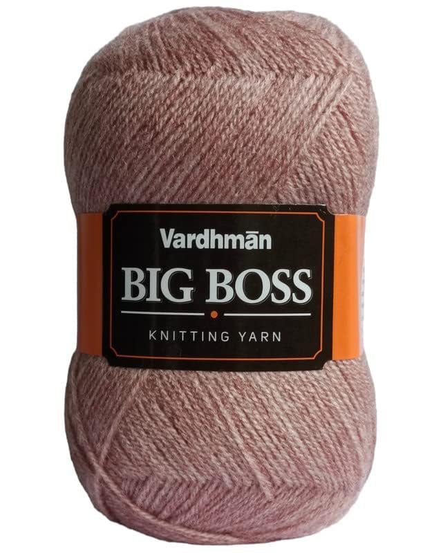 Image of NTGS Vardhman Big boss Wool Hand Knitting Soft Fingering Hank Yarn (1 Ball 200 gram Each) (Multi Skin Shade no-34, 200 Gram)