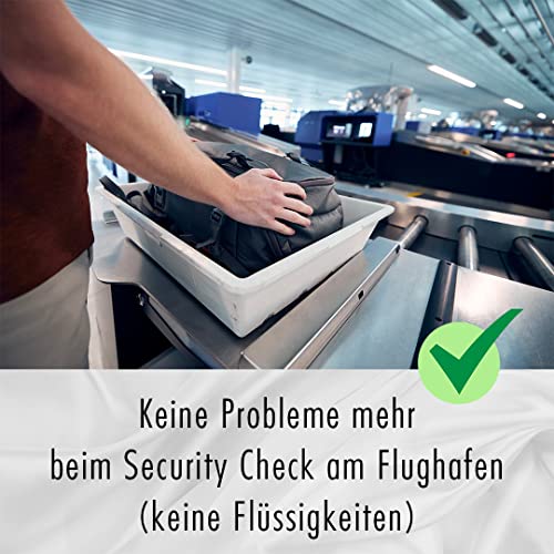 Buen Camino Waschset Seifenset für den Jakobsweg | Schafmilchseife + Seifendose + 4 STK Seifensäckchen | Feste Dusche für Körper und Haare | für Sensible Haut geeignet | Wiesenduft