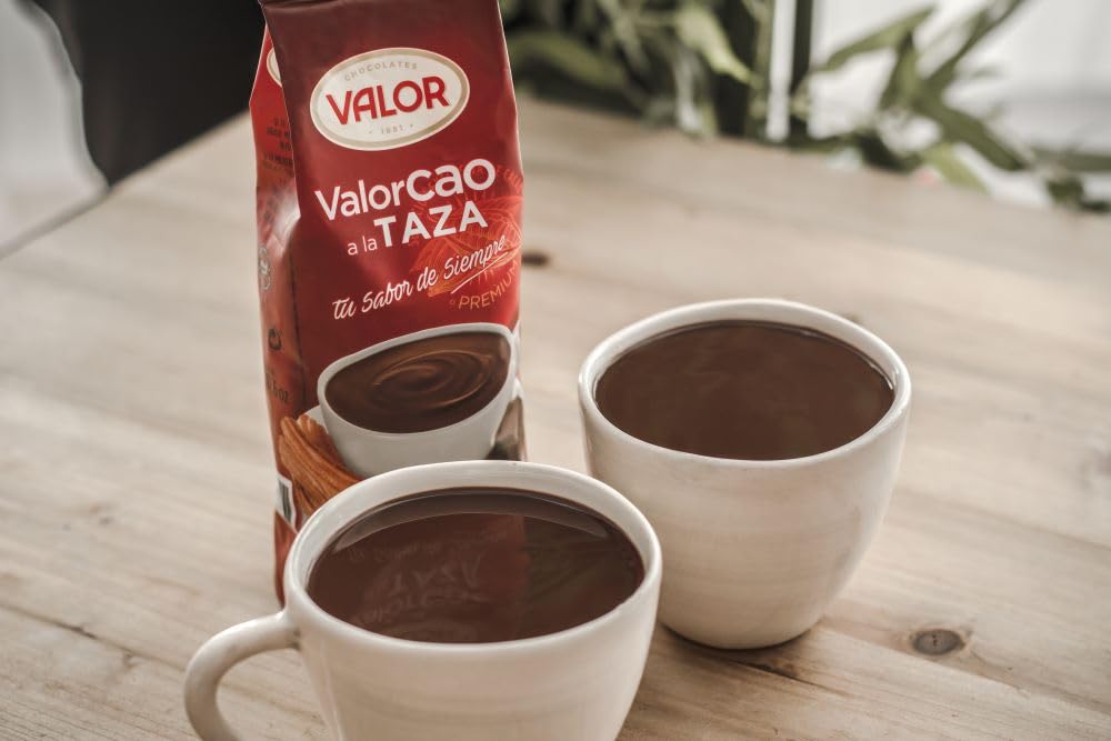 Valor. Valorcao a la taza. Cocoa Powder mix for Hot chocolate. 500g (1.1lb).