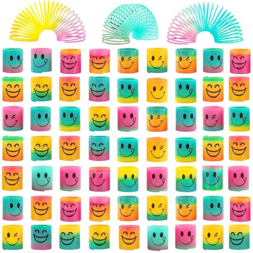 MHKBD 36 Piezas de Juguetes de Resorte arcoíris...