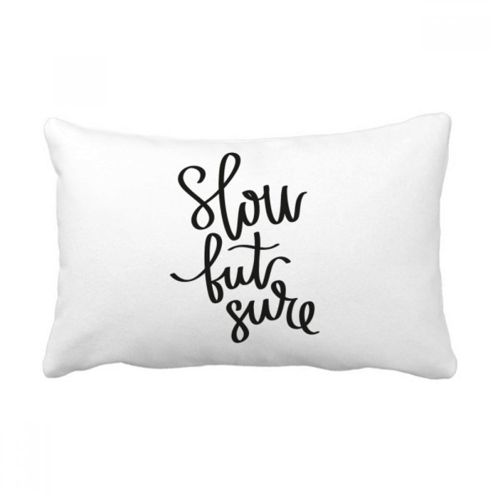 Coussin lombaire Doucement mais sûrement pour canapé de salon 40x60 cm