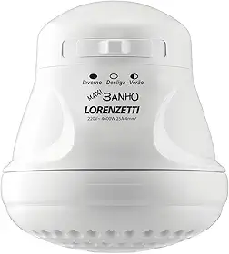 Chuveiro Elétrico Maxi Banho com Cano 5500w 110v Branco