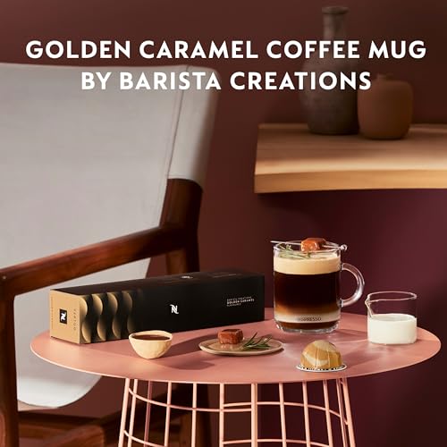 Nespresso Capsules Vertuo, Golden Caramel, Medium Roast Coffee, 30 Count Coffee Pods, Brews 7.8oz.