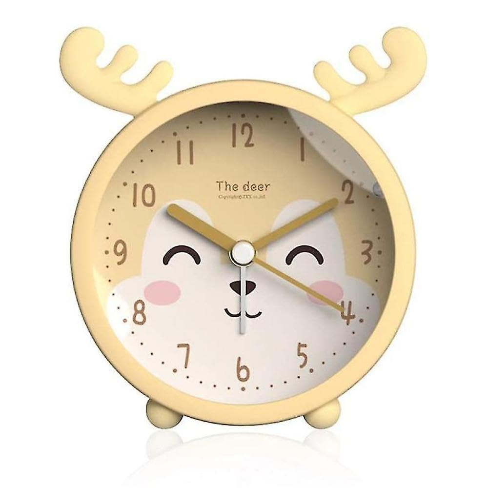 JOYHAPPST Alarm Clock Children's Girls Boys Children's Alarm Clock Analogue