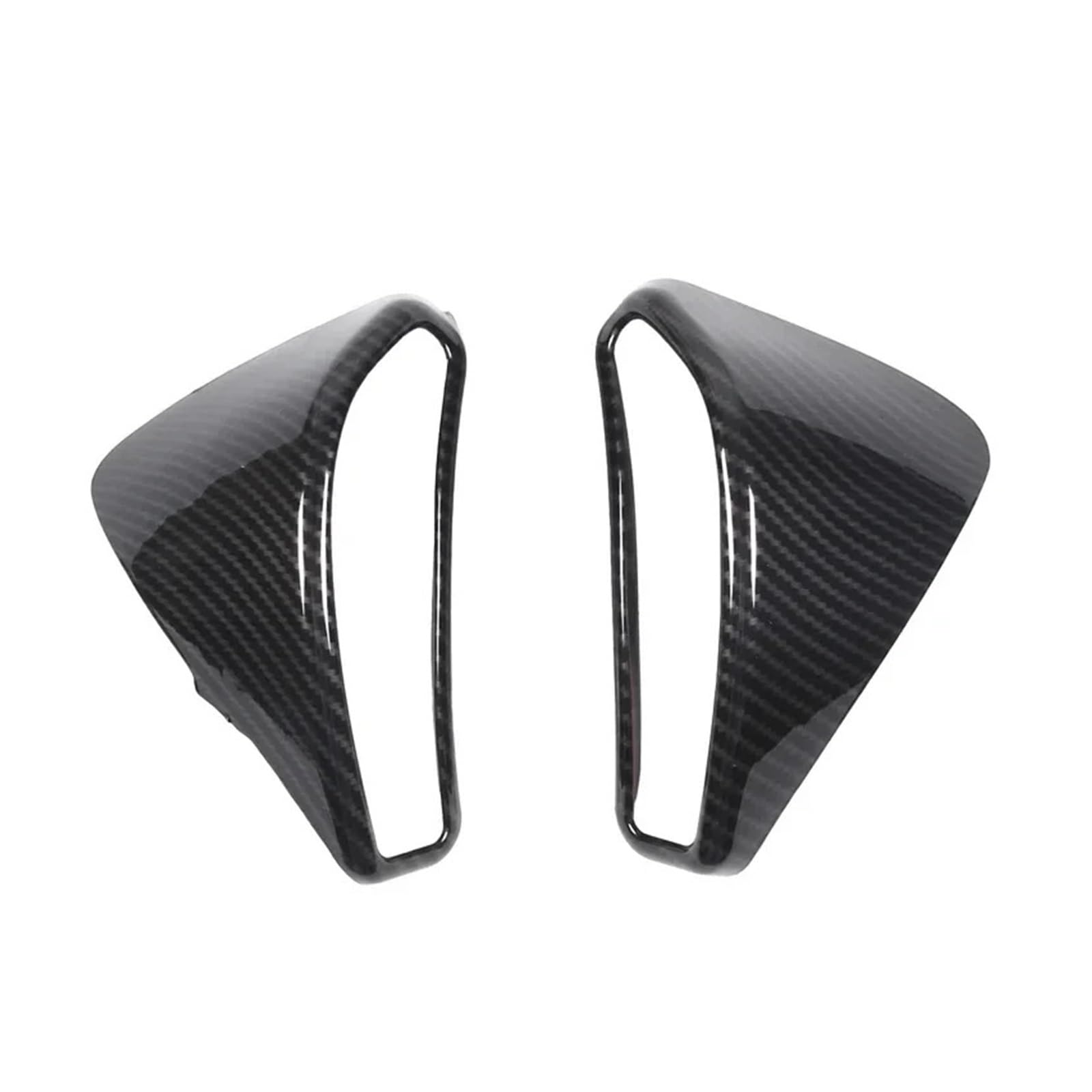 QBKGMEWCA Car Adjustment Button Frame Cover Trim Compatible for Corvette C6 2005-2013 ABS Carbon Fiber Sticker Accessories(Type1)