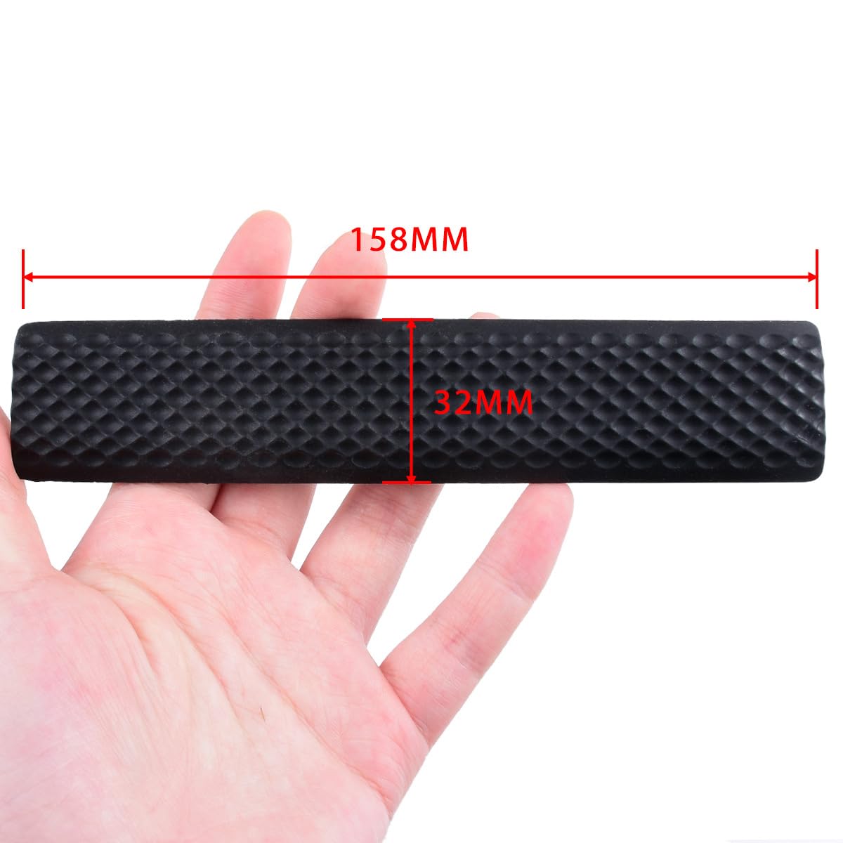 4 Pcs Rubber Non-Slip Dustproof Rail Cover Plate, for Keymod Handguard Panel Kit - 3