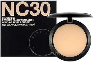 MMACC Studio Fix Powder Plus Foundation Matte + Poreless Compact Powder, upto 16 hours of Oil Control UV filters & ideal for normal to oily skin 40GM/1.23 OZ (NC 30)