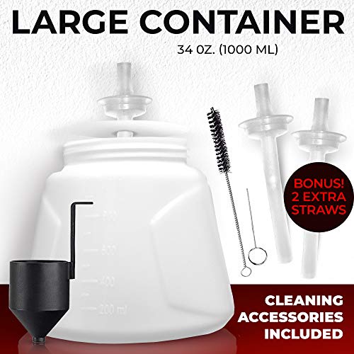 Scuddles Paint Sprayer, 1200 Watt High Power HVLP Home, and Outdoors Includes 5 Nozzle, Lightweight, Easy Spraying and Cleaning