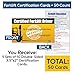Forklift Operator Safety Training Cards - 50 Cards - Forklift Driver Card - Operator Safety - Wallet Forklift Training Card - Certification Cards