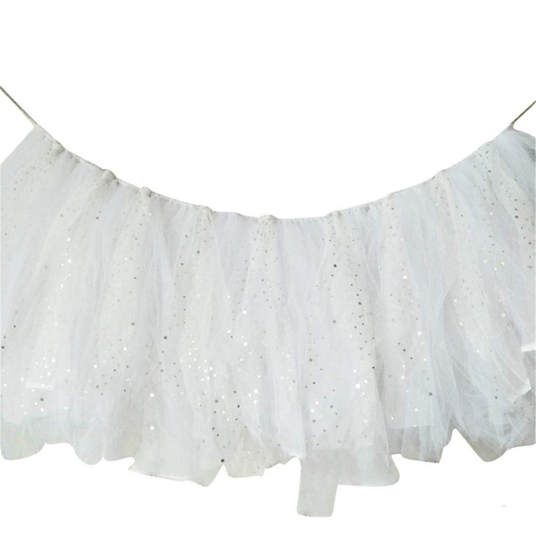 Princess One Birthday Banner Mermaid/Flower/Butterfly 1st Birthday High Chair Banner Gold Pink Girls Birthday Wild One First Birthday Party Supplies