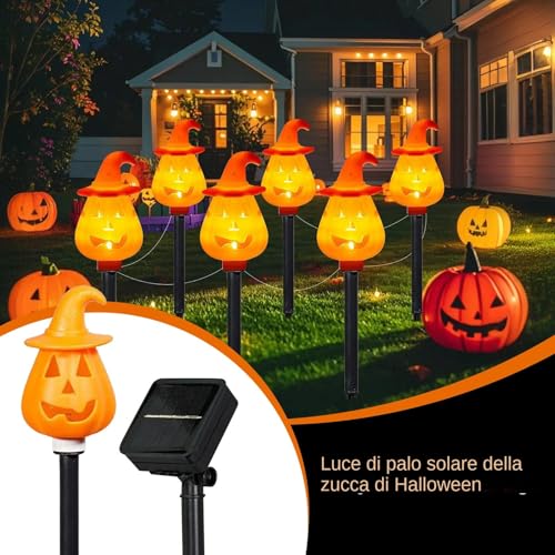 Décorations d'Halloween étanches avec support réglable pour allée - 4