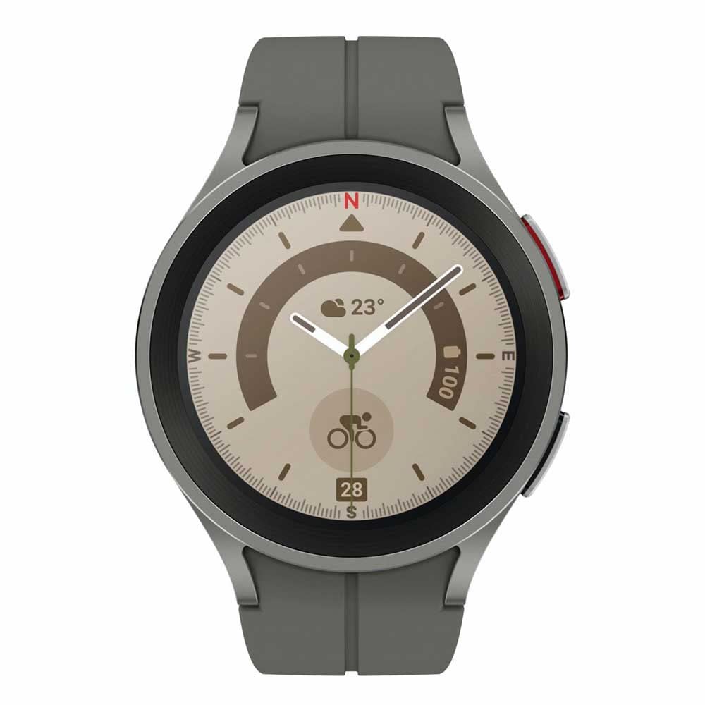 Samsung Galaxy Watch5 Pro 3,56 cm (1.4") Super AMOLED 45 mm Numérique 450 x 450 Pixels Écran Tactile 4G Titane WiFi GP