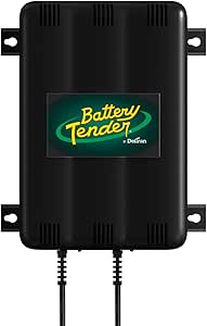 Battery Tender 2 Bank Multibank Charger - 2.5 AMP (1.25 AMPs Per Bank) - Smart 12V Multi Battery Charger and Maintainer - 021-0165-DL-WH
