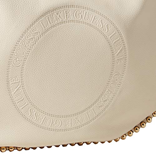 Guess Eve Borsa a spalla, Donna, Avorio (Ivory)