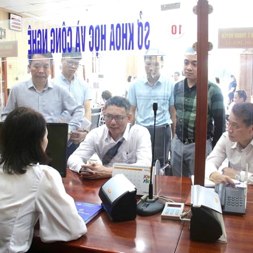 『Kết nối công nghệ - Tháo gỡ vướng mắc để chính quyền hai cấp bứt tốc trong khoa học công nghệ và chuyển đổi số』のカバーアート
