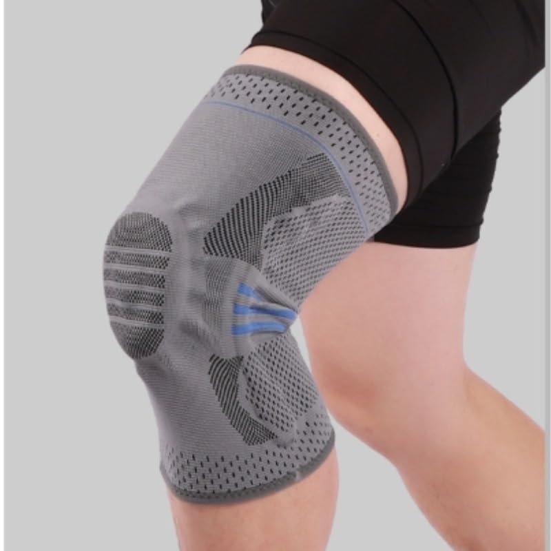 Silicone Spring Support Knee Pads Fitness Sports Thickened Shock Absorption