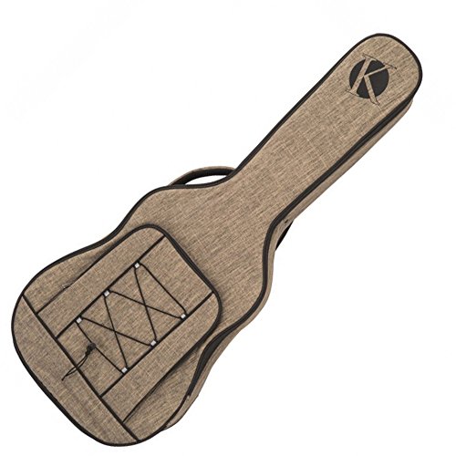 Kinsman KUDG2 Etui pour Guitare, Marron - Les Beatles, Paul McCartney, John Lennon, RIngo Starr, George Harrison Kinsman KUDG2 Etui pour Guitare, Marron