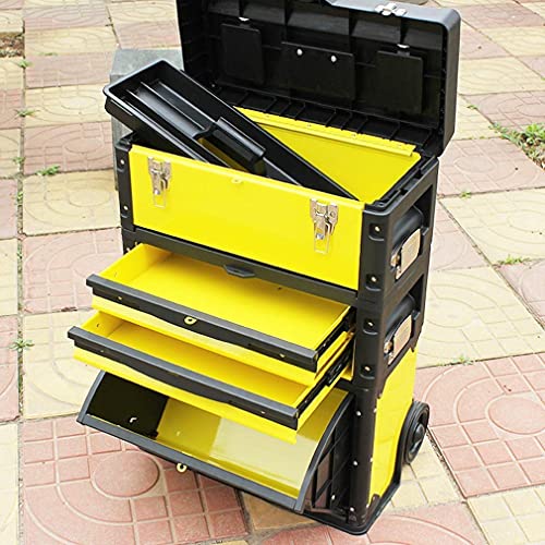 Carrito multifuncional portátil con 3 niveles y carga 80 kg miniatura 5