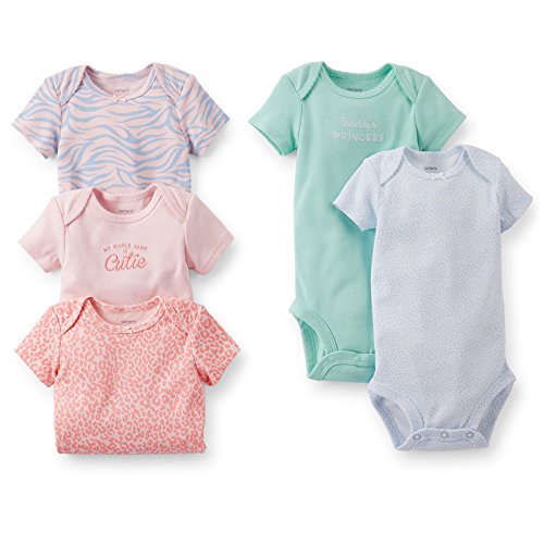 Image of Carter's Unisex Baby 5-Pack Bodysuits