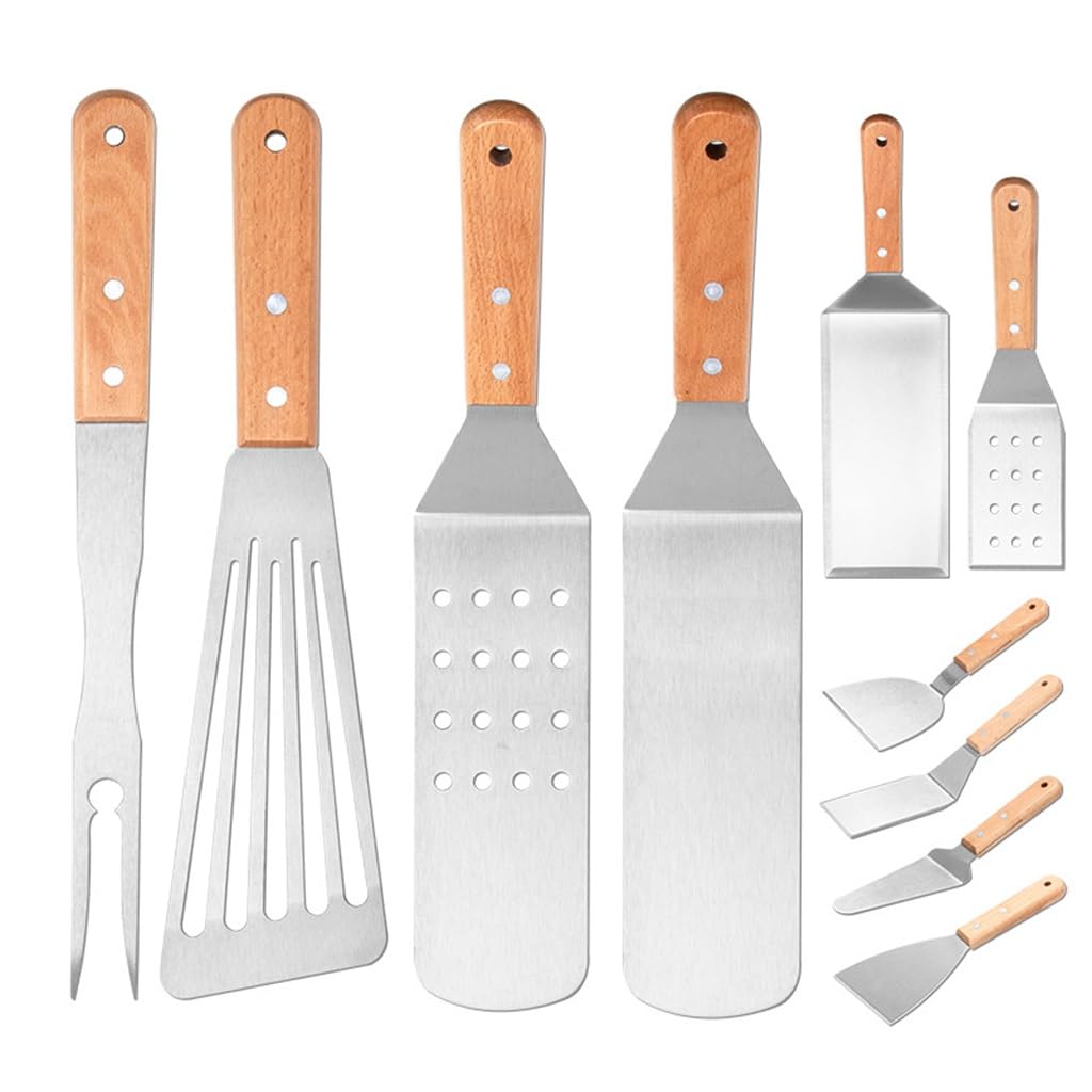 Barbecue Tool Shovel Frying Shovel Stainless Steel Shovel Iron Plate Barbecue Shovel Steak Barbecue Set