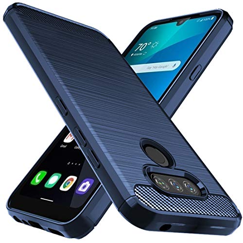 Coque LG Premier Pro Plus L455DL Osophter en silicone TPU bleu marine