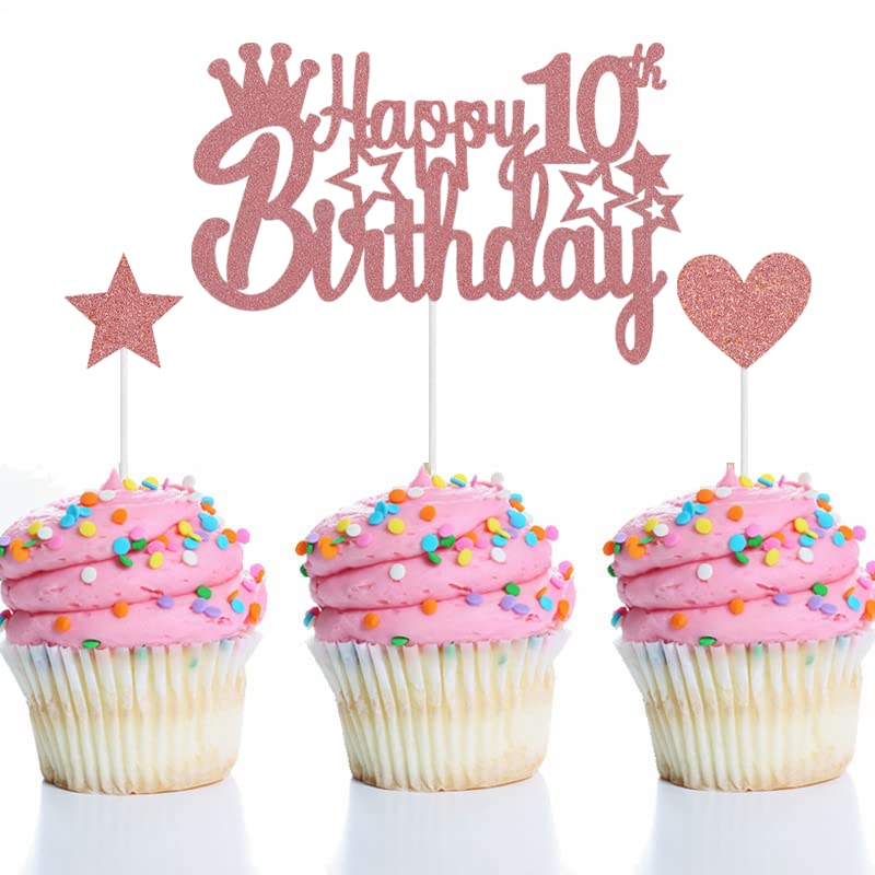 Glitter Young And Sweet Only 17 Décoration De Gâteau D'anniversaire Pour Fille Noir