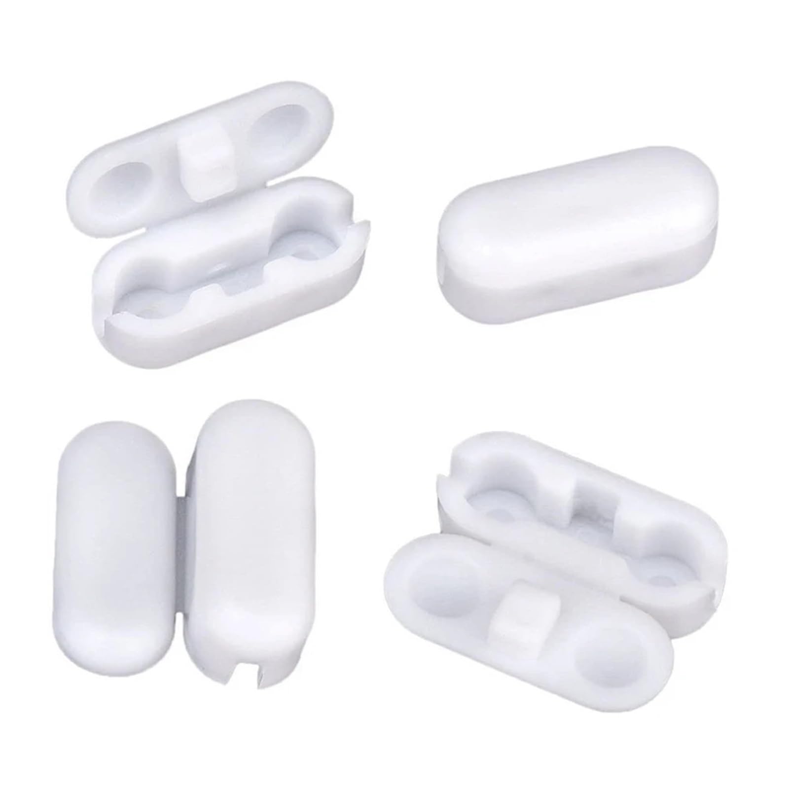 Gbrcen Blind Chains Connectors 100Pcs Chain Connectors Clips Plastic Roller Blind Connector Cord Joiner Spare Curtain Home Decor Shutters Pull Cord Connector