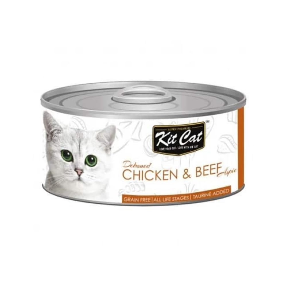 Grain Free Chicken & Beef Topper Wet Cat Food - 80G