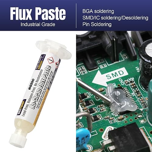 Beeyuihf No Clean Solder Flux Paste For Electronics, Soldering Flux For Circuit Boards And Electrical Copper Pipe Brazing Pcb Smd Ic Bga Cpu (0.63Oz/10Cc) #8350 thumb #1