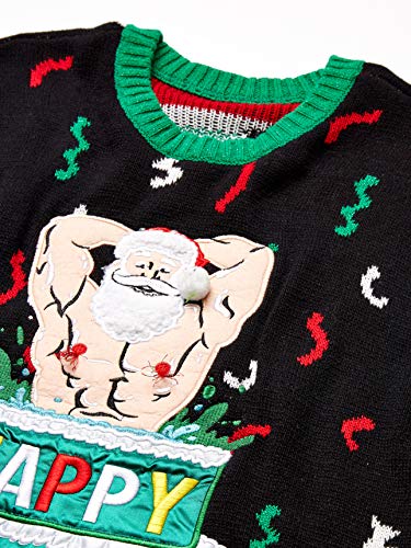 Blizzard Bay Men's Ugly Christmas Sweater Santa4