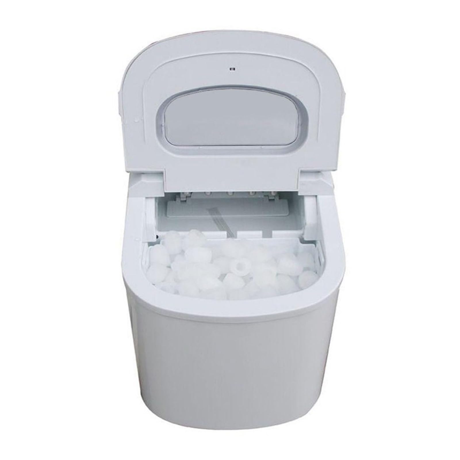 Máquina para fabricar Hielo sobre encimera Encimera portátil de 22 W, máquina for fabricar Cubitos de Hielo de 27 Libras Máquina de Hielo eléctrica (Color : A)