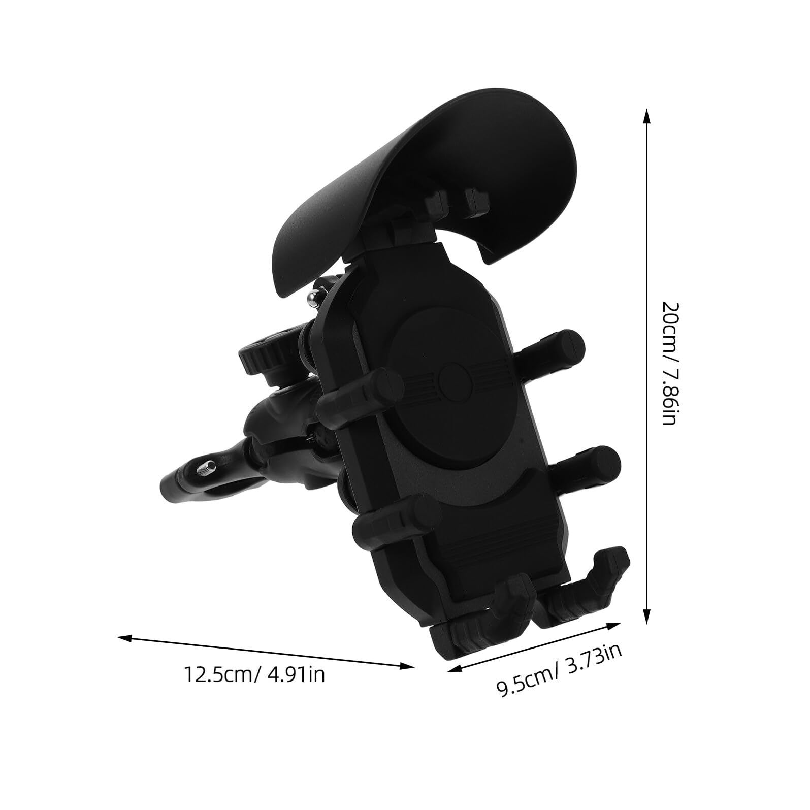 Ipetboom Supporto per Telefono per Mountain Bike e Biciclette da Strada con Navigatore e Antivibrazione Base per Manubrio e Biciclette Compatibile con Dispositivi Cellulari