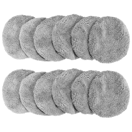 BDHYYM 12 Piezas Almohadillas de Limpieza para Robot Limpiacristales,Limpiador de Ventana Paño Weeper Aspiradora Piezas Robot Aspiradora Fregona Húmeda para Hobot168 para Hobot188,Paño de Limpieza