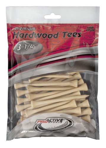 ProActive Sports Proactive Tees 3-1/4-Inch-100 Pack (Natural)