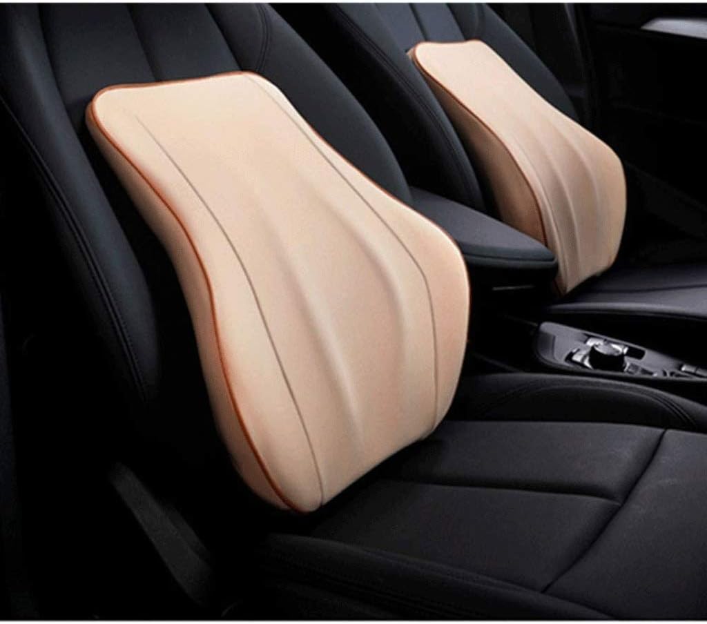 Lumbar Pillow Car Lumbar Support Memory Foam Cushion Lumbar Pad Seat Lumbar Driver Driver Car Car Quarter Back(E)