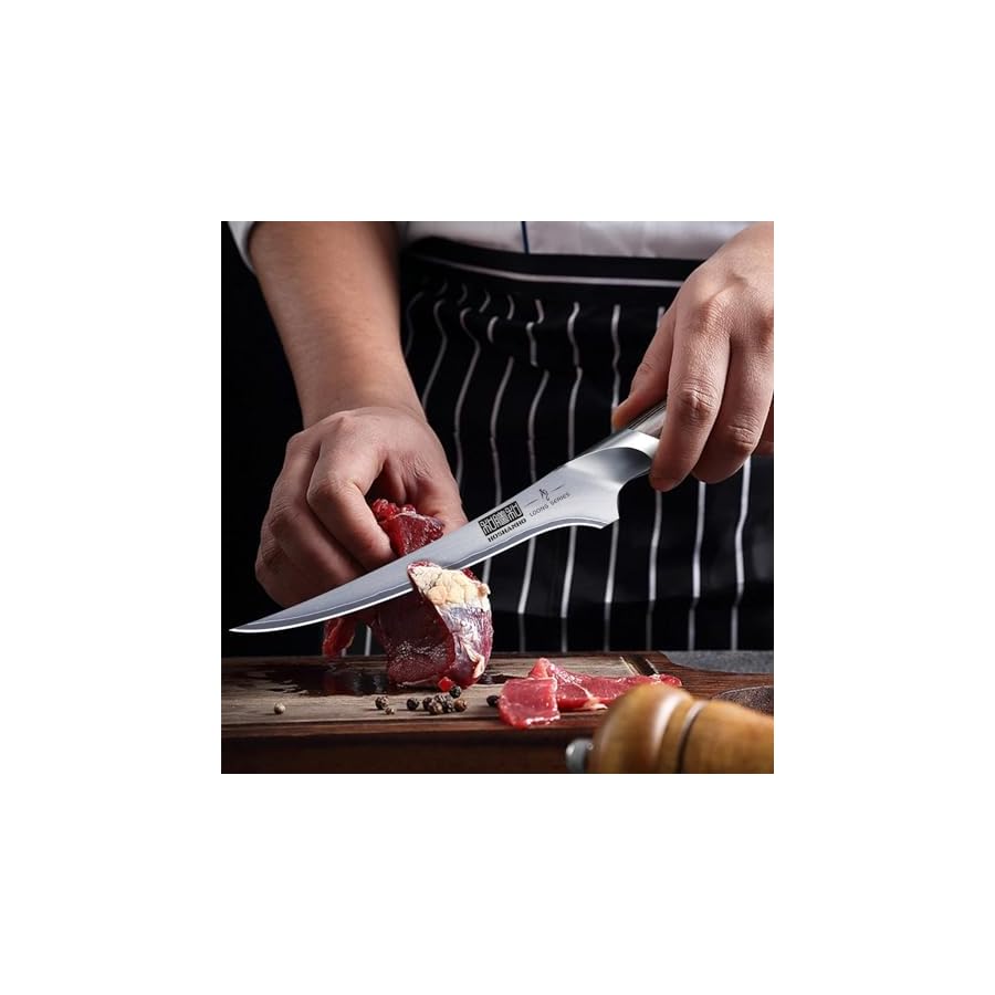 HOSHANHO Fillet Knife 7 Inch, Super Sharp Boning Knife in High Carbon Steel AUS-10, Professional Japanese Fish Knife for Meat Poultry Cutting