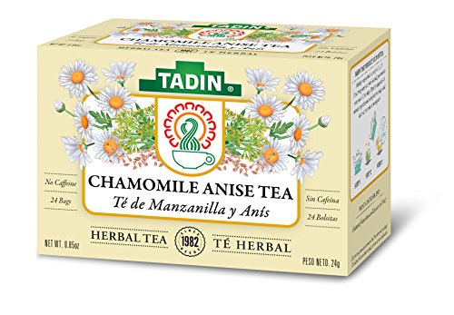 Tadin - Té de manzanilla con anís, 24 bolsas - Te De Manzanilla Con Anis