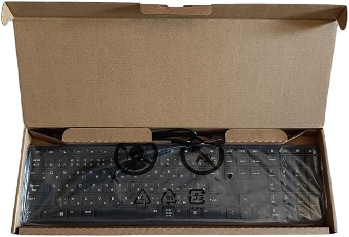 Amazon | HP 有線 USB 薄型 320K 日本語配列 JPキーボード L96909-291
