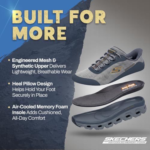 Image of Skechers Men's Glide-Step Sole Slip-in | Hands Free Slip-ins, Glide-Step, Air-Cooled Memory Foam, Machine Washable, Hiking, Trail, Casual, No Tie Fit