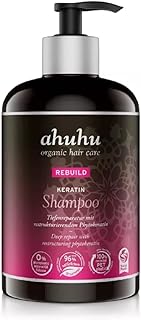 Gesponserte Anzeige – ahuhu REBUILD Keratin Shampoo XXL (500 ml) – restrukturierende Haar-Aufbaupflege mit pflanzlichem Ph...
