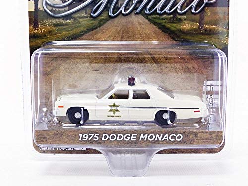 Modelo a escala 1:64 Dodge Monaco Cream Hazzard Sheriff miniatura 2