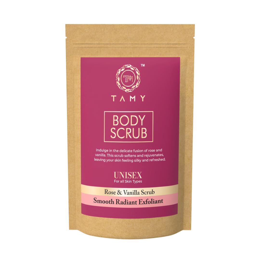 TAMY Rose & Vanilla Body Scrub Luxurious Exfoliating Formula for Soft, Glowing Skin - 400g-image-28