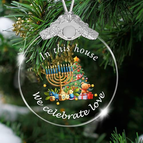Christmas Ornaments Hanukkah Ornaments for Tree Jewish Chanukah Gifts for
