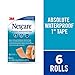 Nexcare Absolute Waterproof Tape, Flexible Foam Medical Tape, Secures Dressing and Keeps Wounds Dry - 1 In x 5 Yds, 6 Rolls of Tape