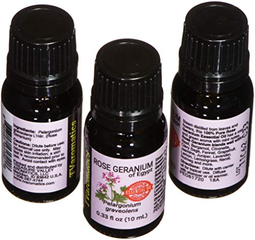 Aceite esencial puro de Geranio de Egipto 10 mL miniatura 2
