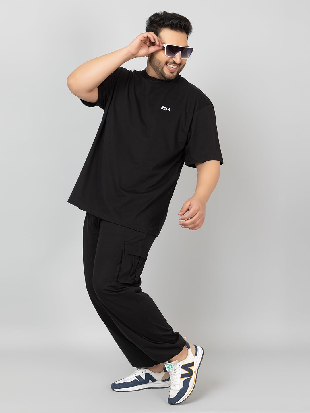 Kepa Men's Co-ord Set | Stylish Track Suit for Men | Summer & Winter Outfit | Gym Wear & Night Suit | Beach Wear & Casual Dress | Korean-Inspired Clothing SetBLK-4XL 4