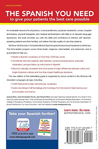 Mcgraw-Hill Education 42421736 Complete Medical Spanish thumb #1