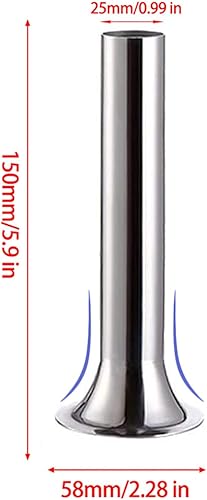 Miniatura 8 de LICHIFIT Acero inoxidable 5 # 12 # relleno de salchichas tubo embudo enemador boquillas kit de herramientas cocina picadora de carne